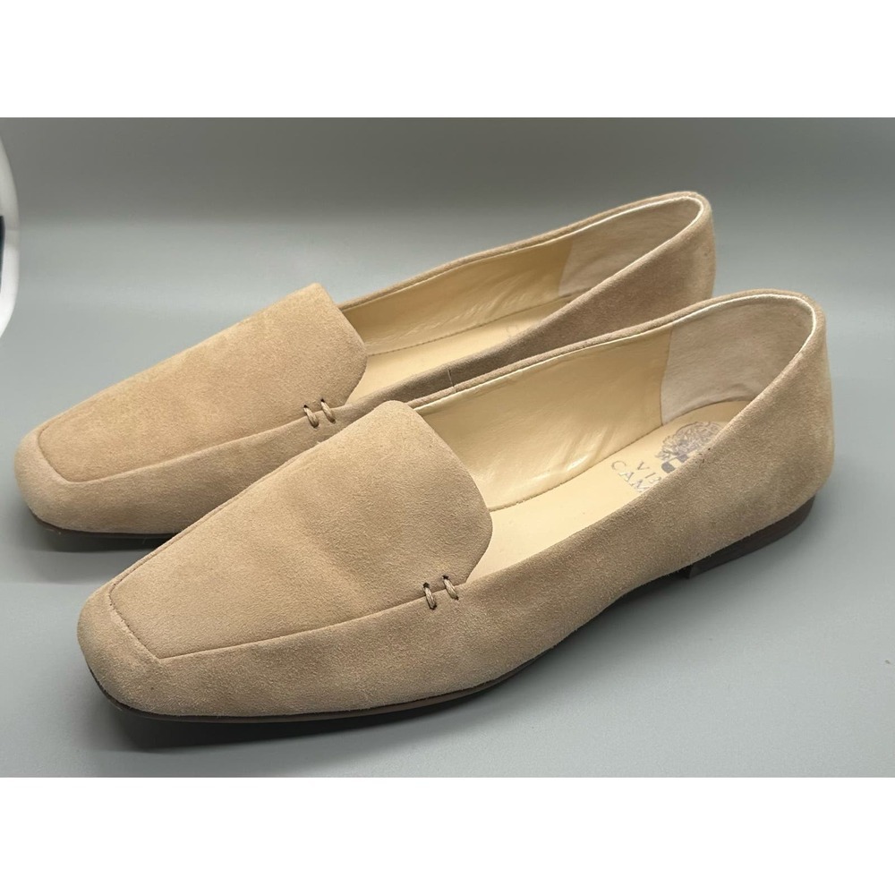 Vince Camuto Tan Suede Loafers